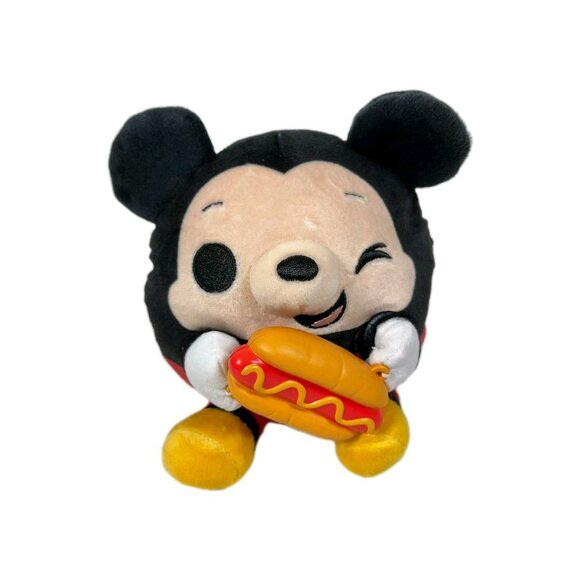 Snackles Disney 5.5" Mickey Mouse With Hotdog Plush - Picture 2 of 16